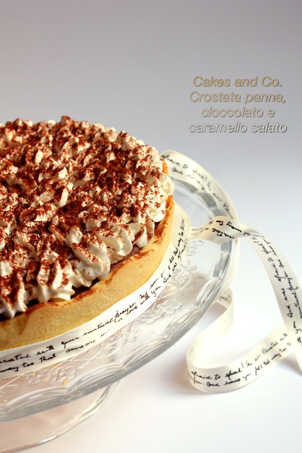 Crostata panna, cioccolato e caramello salato