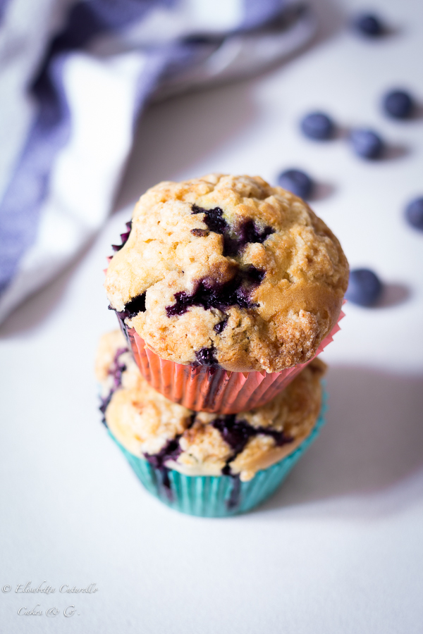 Vegan muffins ai mirtilli in versione estiva e invernale
