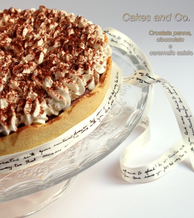 Crostata panna, cioccolato e caramello salato