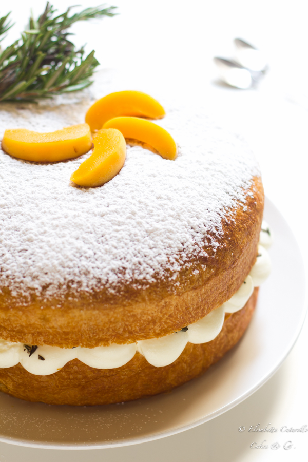 La torta brioche alle albicocche e rosmarino perfetta come golosa colazione o sfiziosa merenda