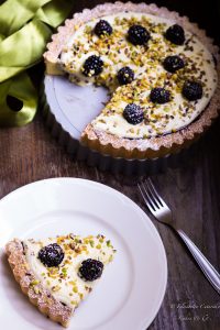 Crostata alle more con crema chiboust