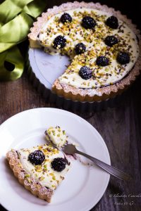 Crostata alle more con crema chiboust