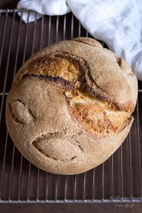 Pane semintegrlae con esubero di pasta madre