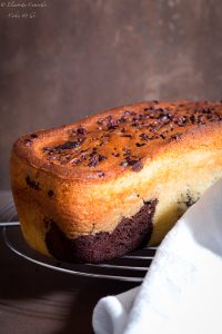 Plumcake al mascarpone variegato al cacao