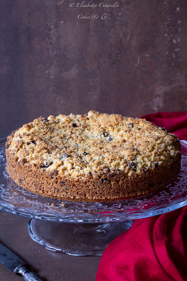 Sbriciolata alla ricotta e ciliegie