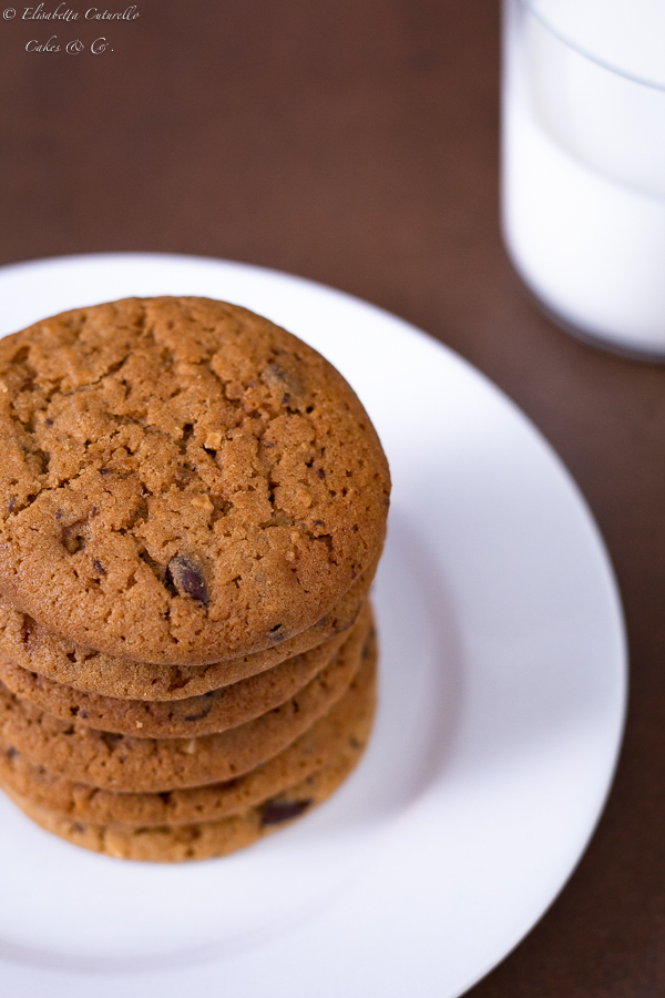 Biscotti al burro d'arachidi e cioccolato