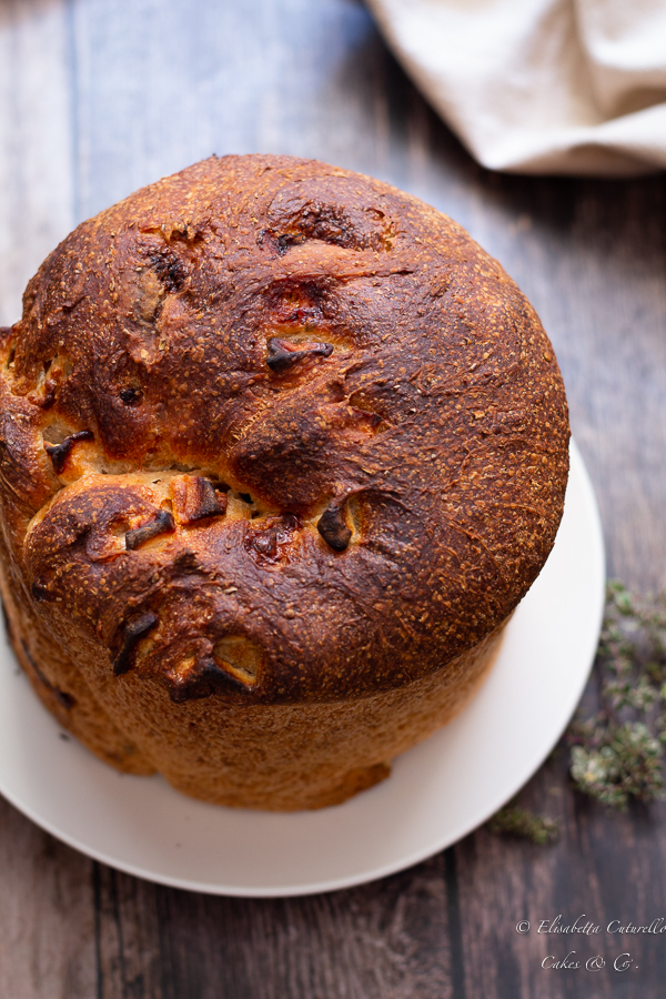Pane alle mele camoscio d'oro e timo