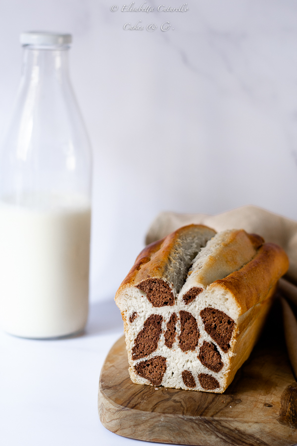 Pane al latte leopardato
