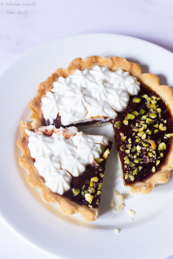 Crostatine composta di fragole e crema allo yogurt greco